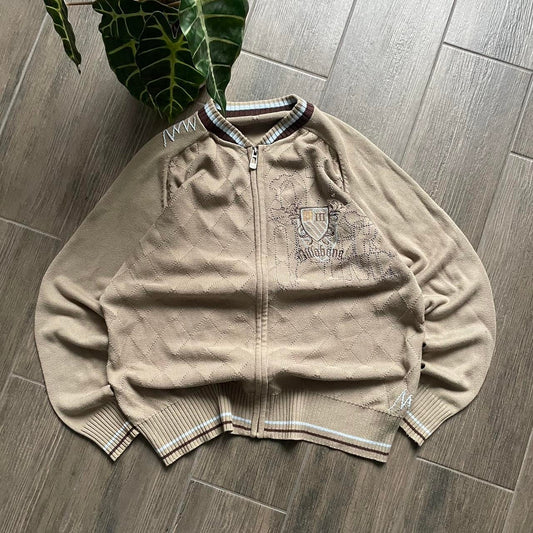 Y2K Billabong beige Japanese baggy surf jumper XL