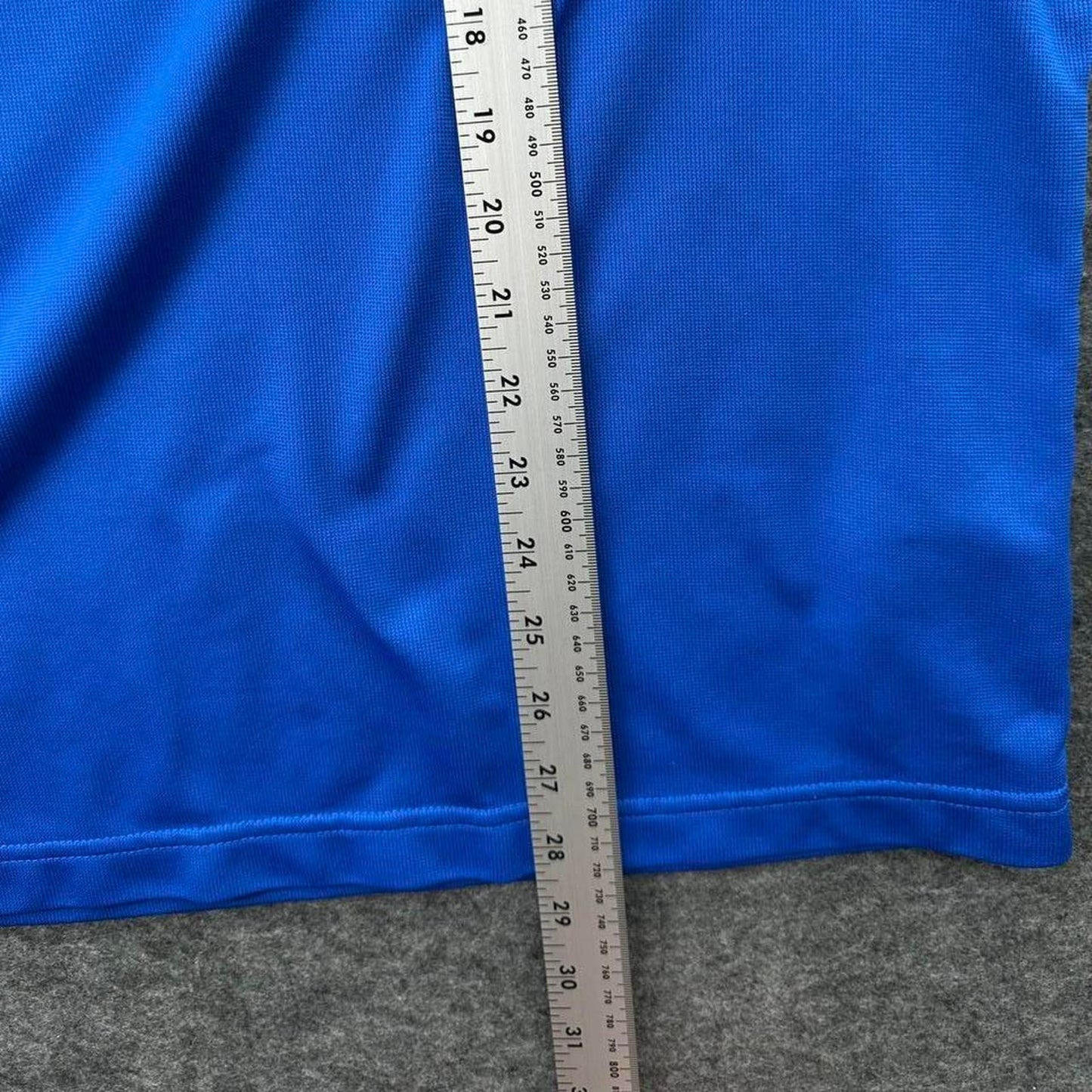 Nike blue soccer jersey with