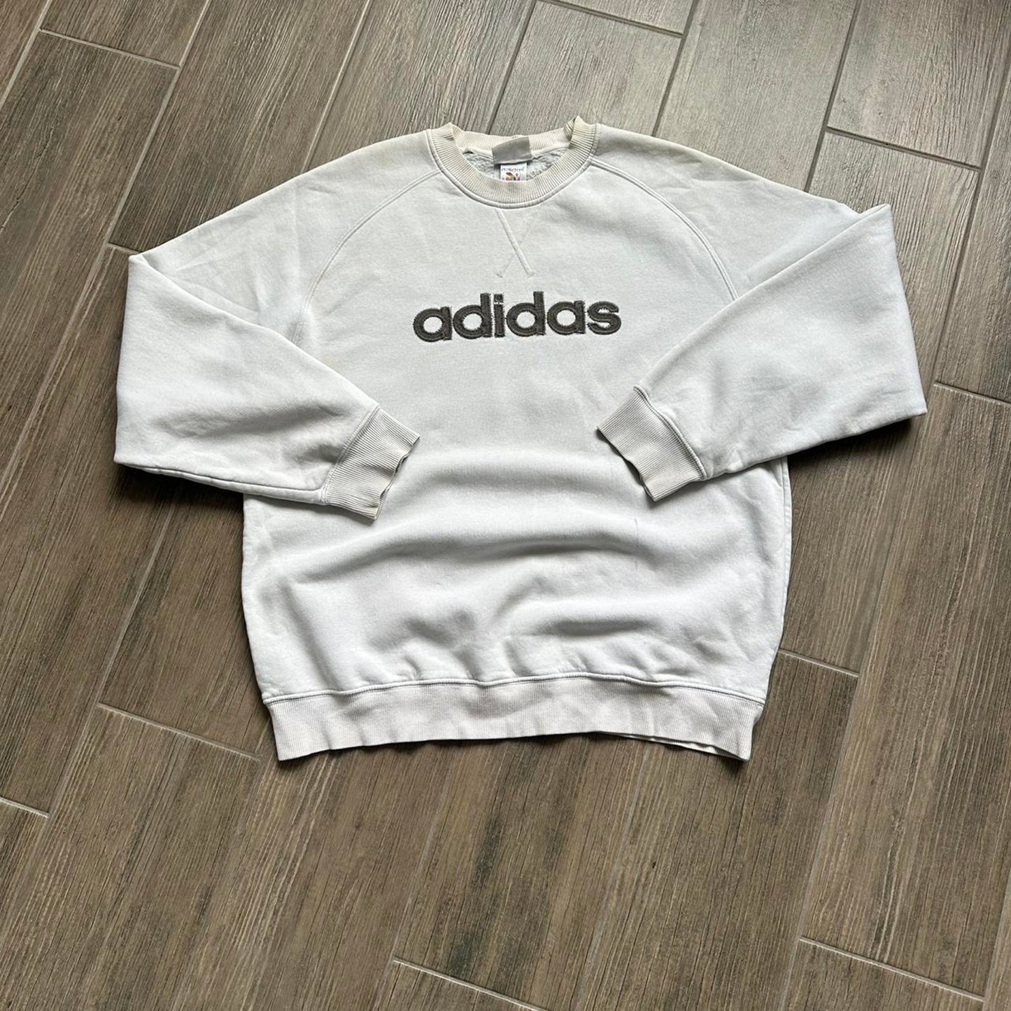 Adidas grey crewneck sweatshirt