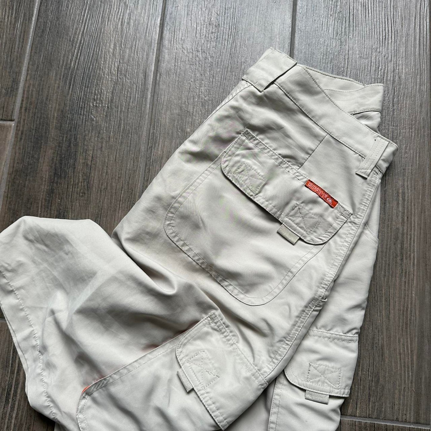 Quiksilver khaki cargo shorts