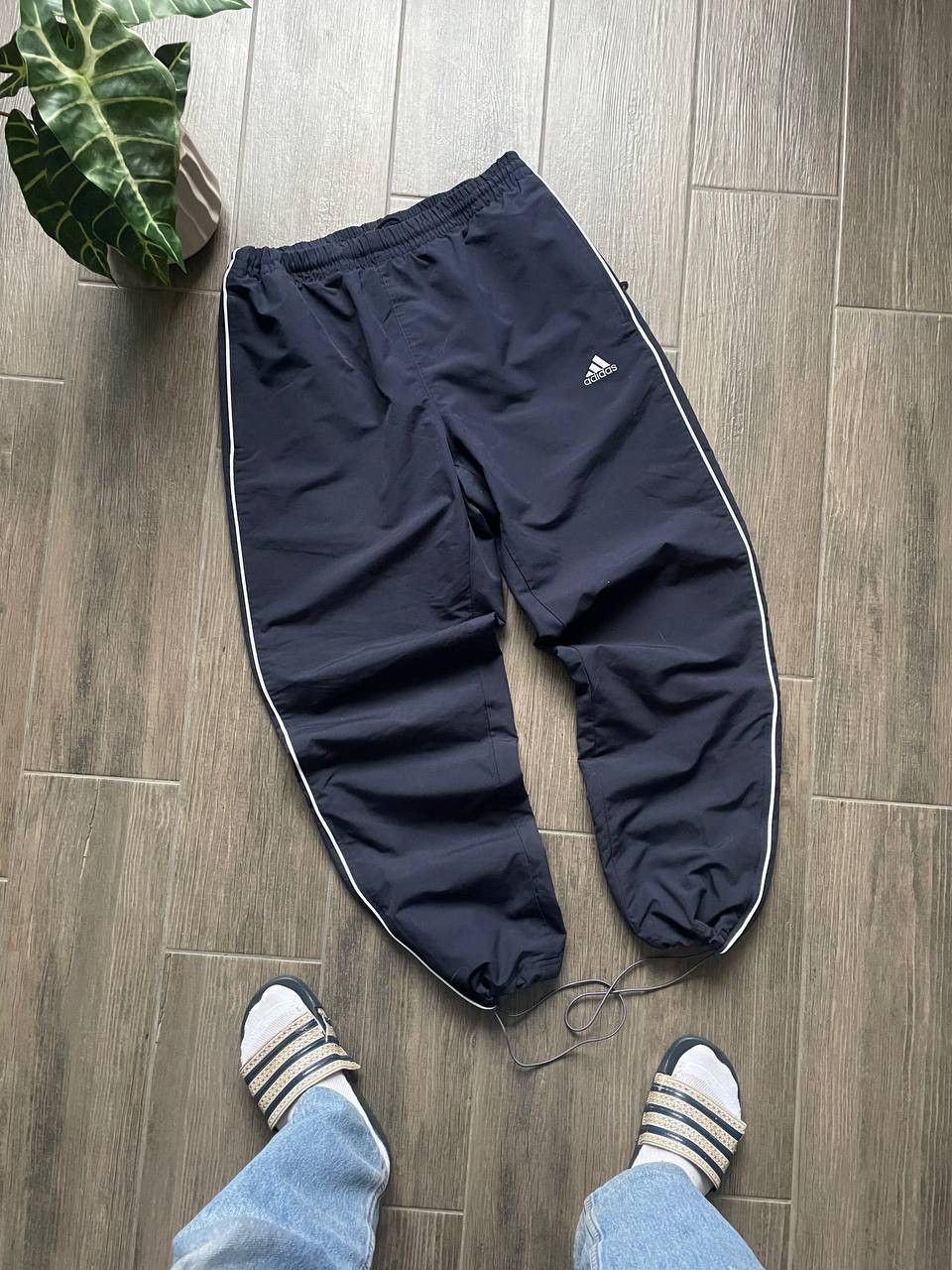 Adidas drill parachute nylon track y2k sweatpants