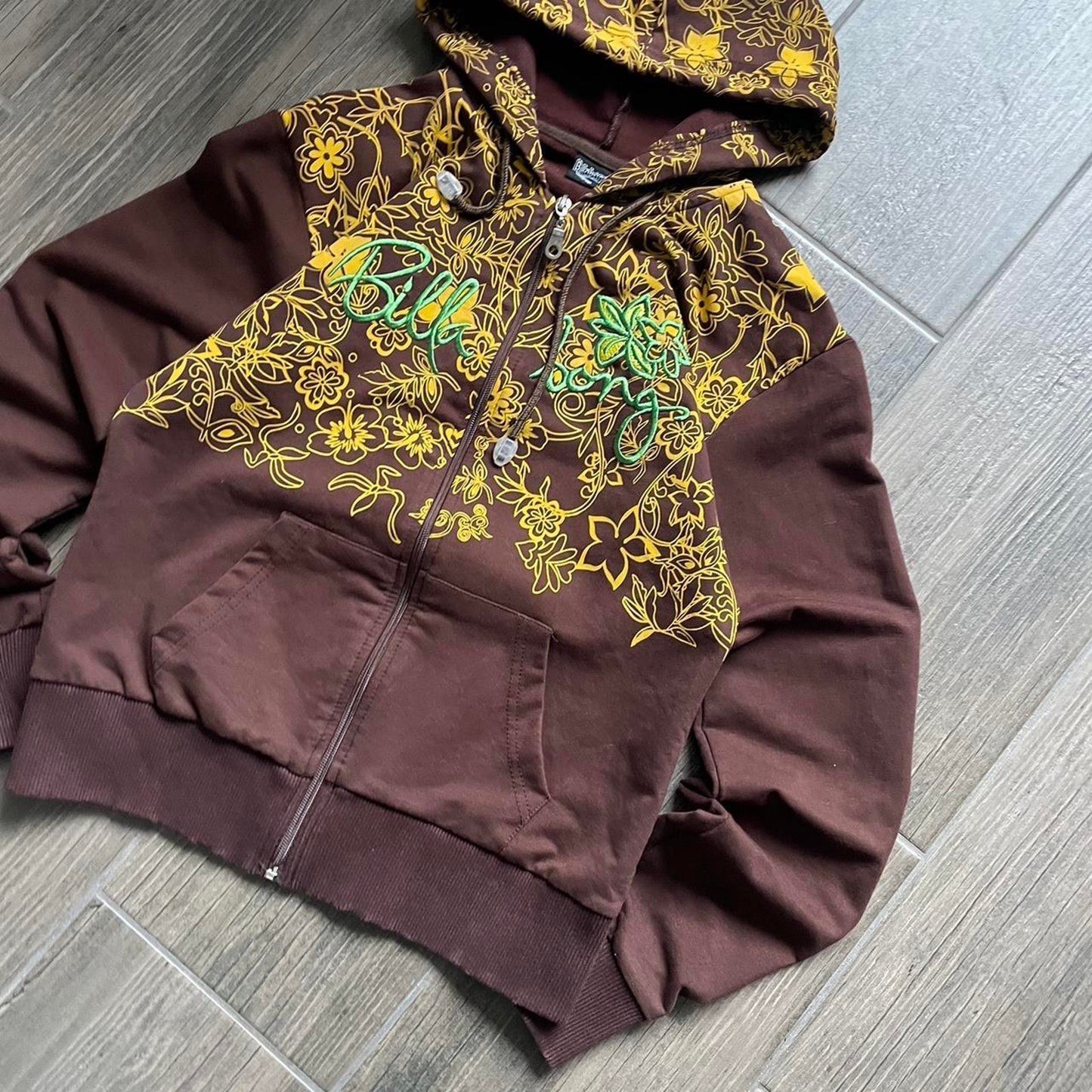 Billabong wmns brown Japanese style y2k hoodie