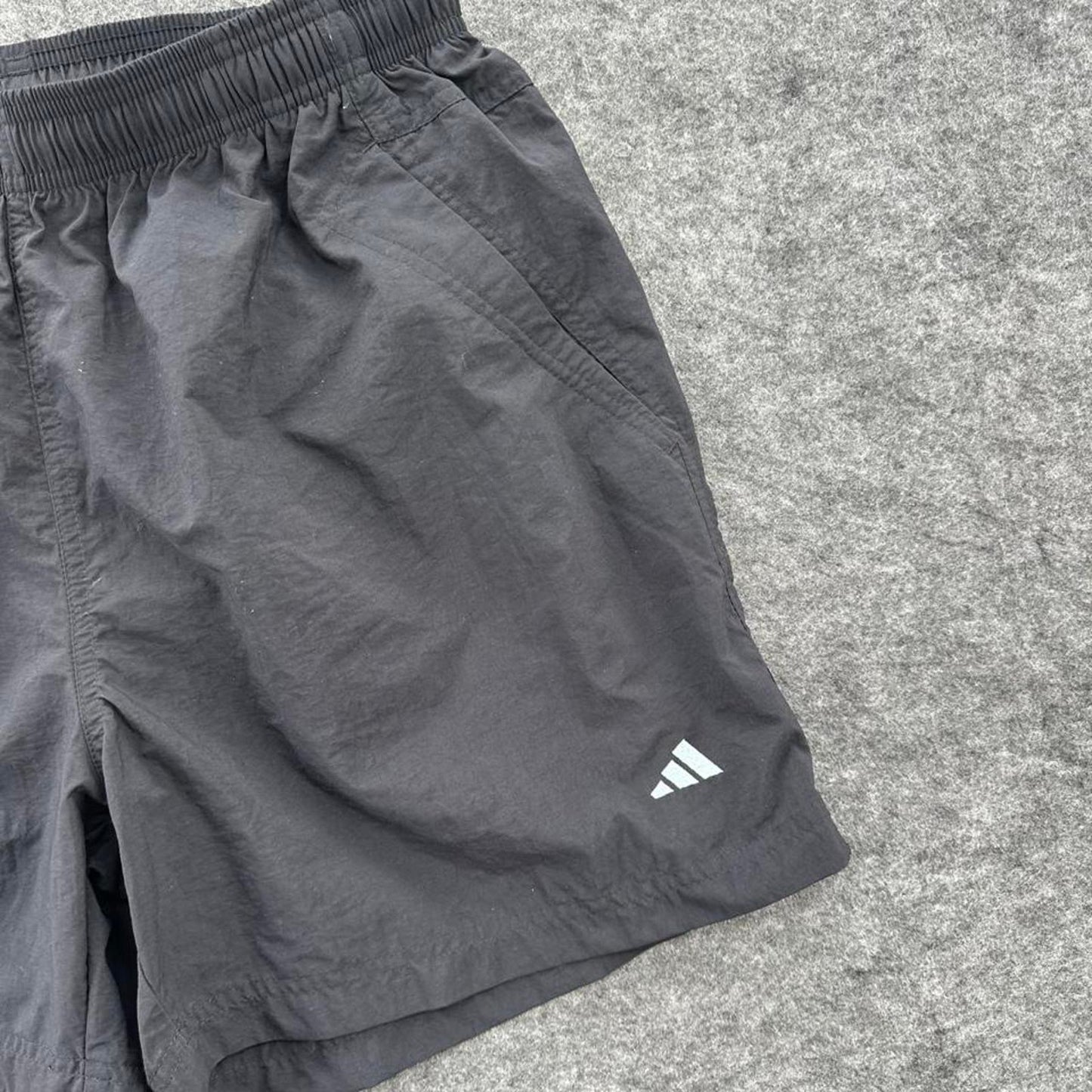 Adidas black y2k shorts
