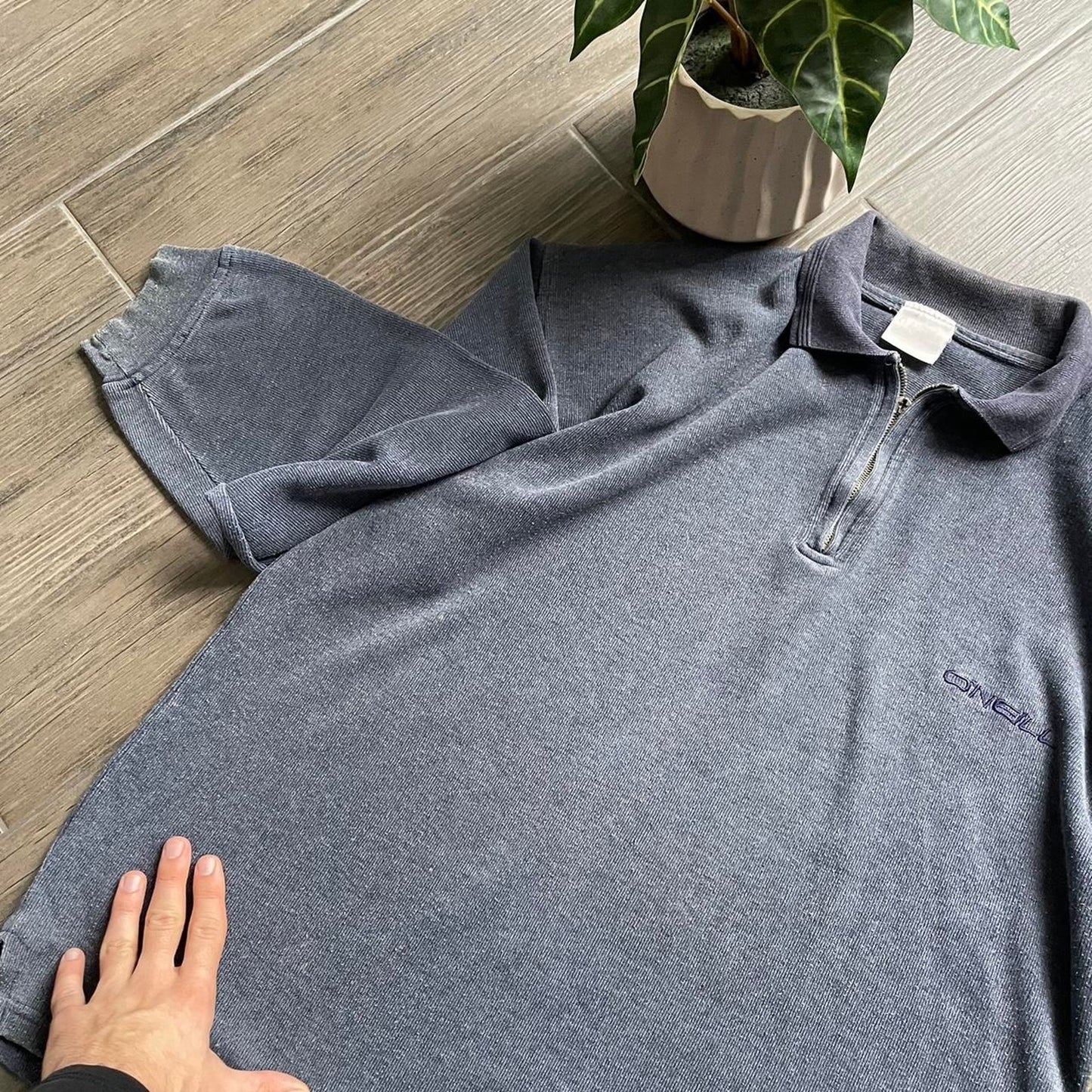 Oneill grey y2k baggy surf jumper XL