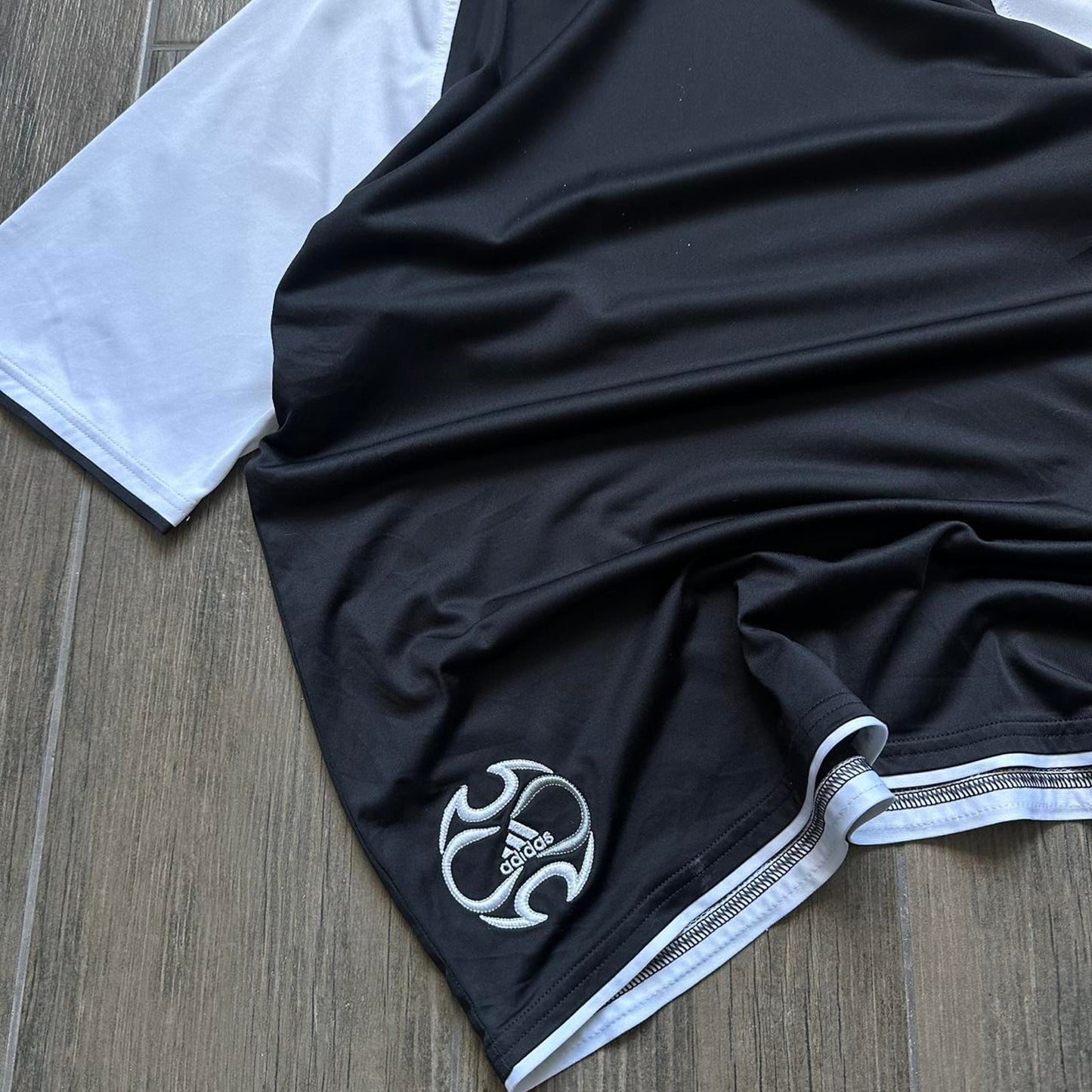 Adidas black and white jersey