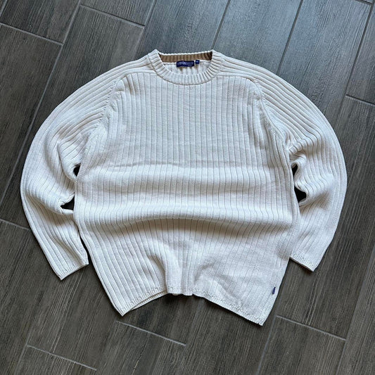 Y2k vintage Japanese style cream L sweater