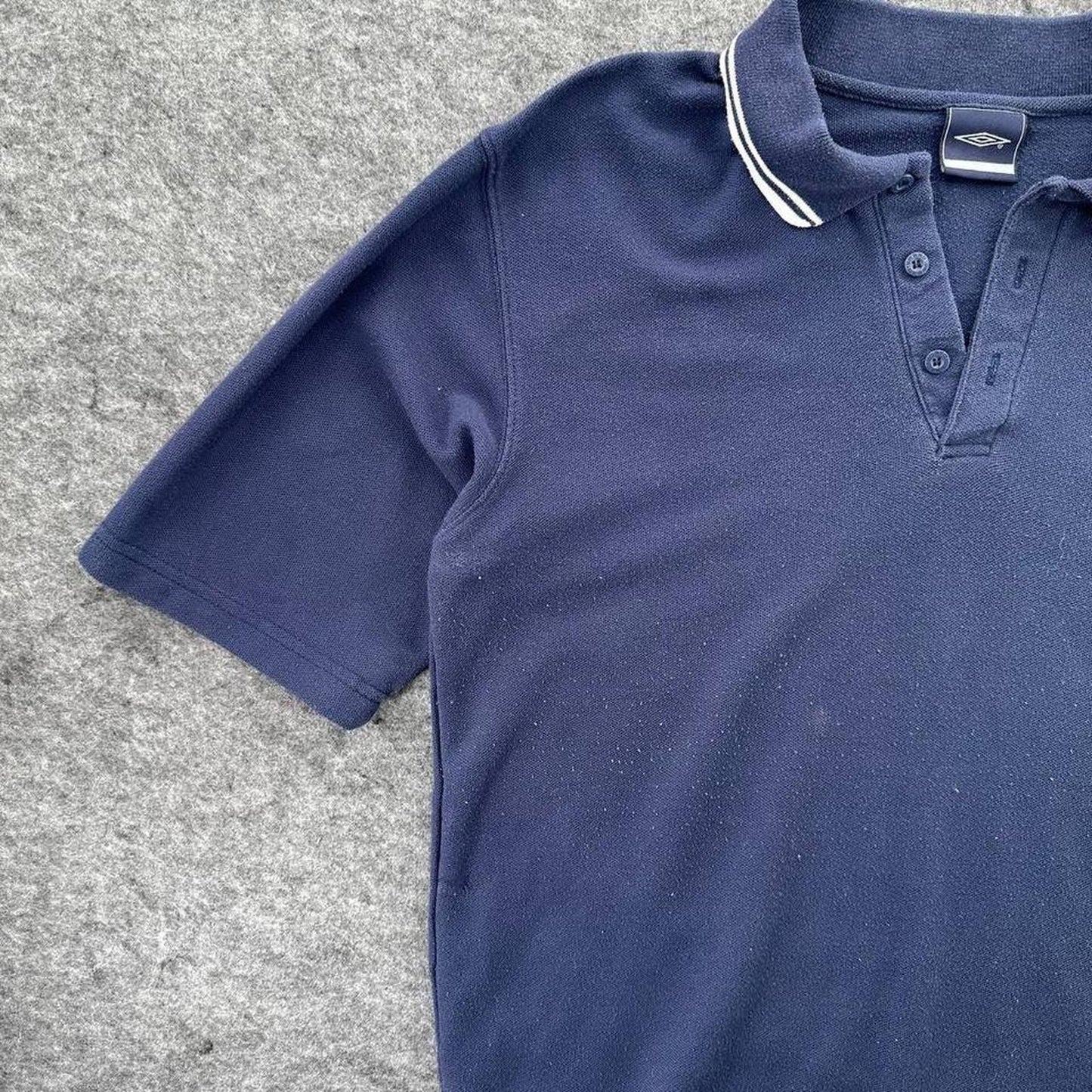 Umbro navy blue polo shirt