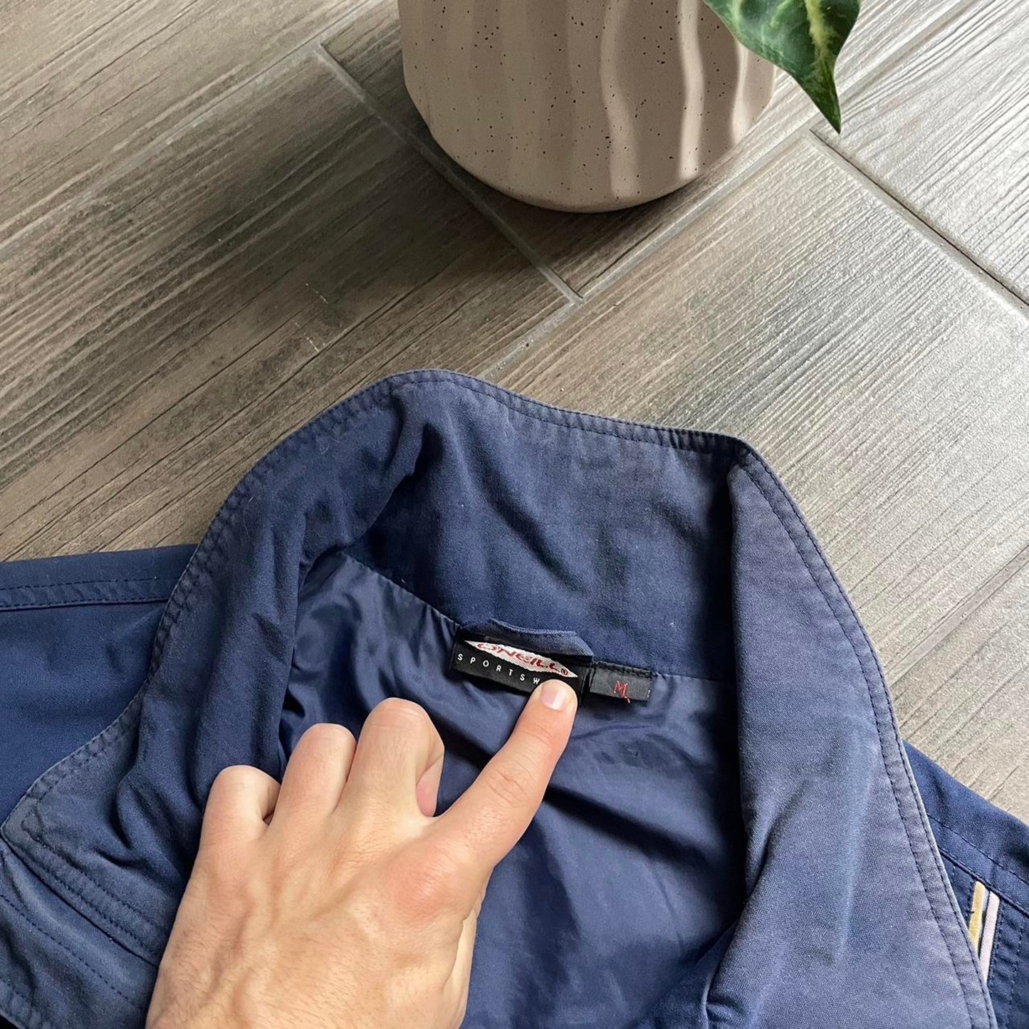 Oneill 90s navy surf-wear corduroy jacket