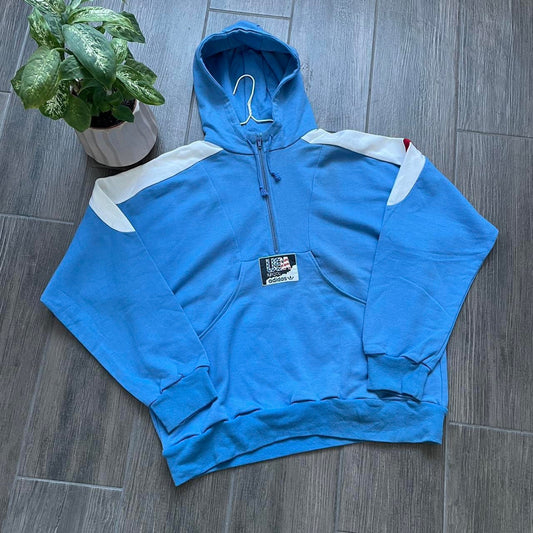 Adidas usa blue vintage hoodie