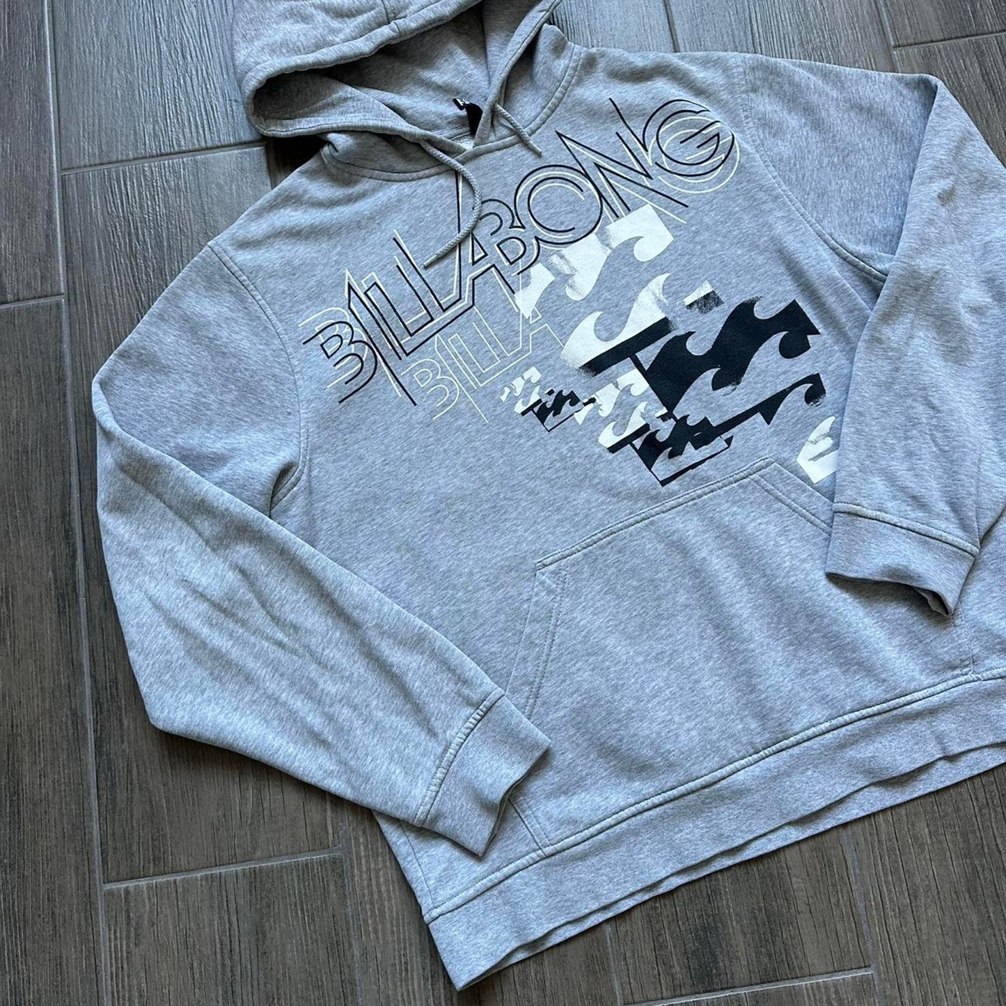 Billabong grey y2k M baggy hoodie