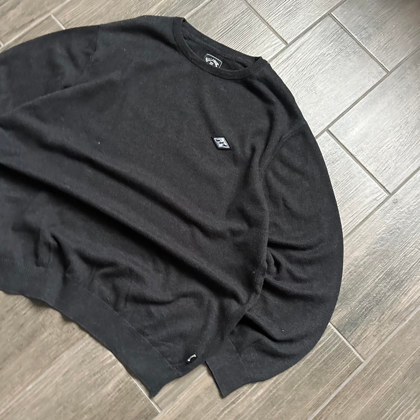 Billabong black knitted surf baggy L sweater