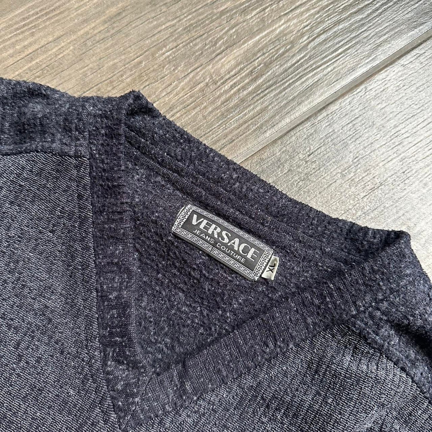 Y2k Japanese style Versace v neck XL jumper