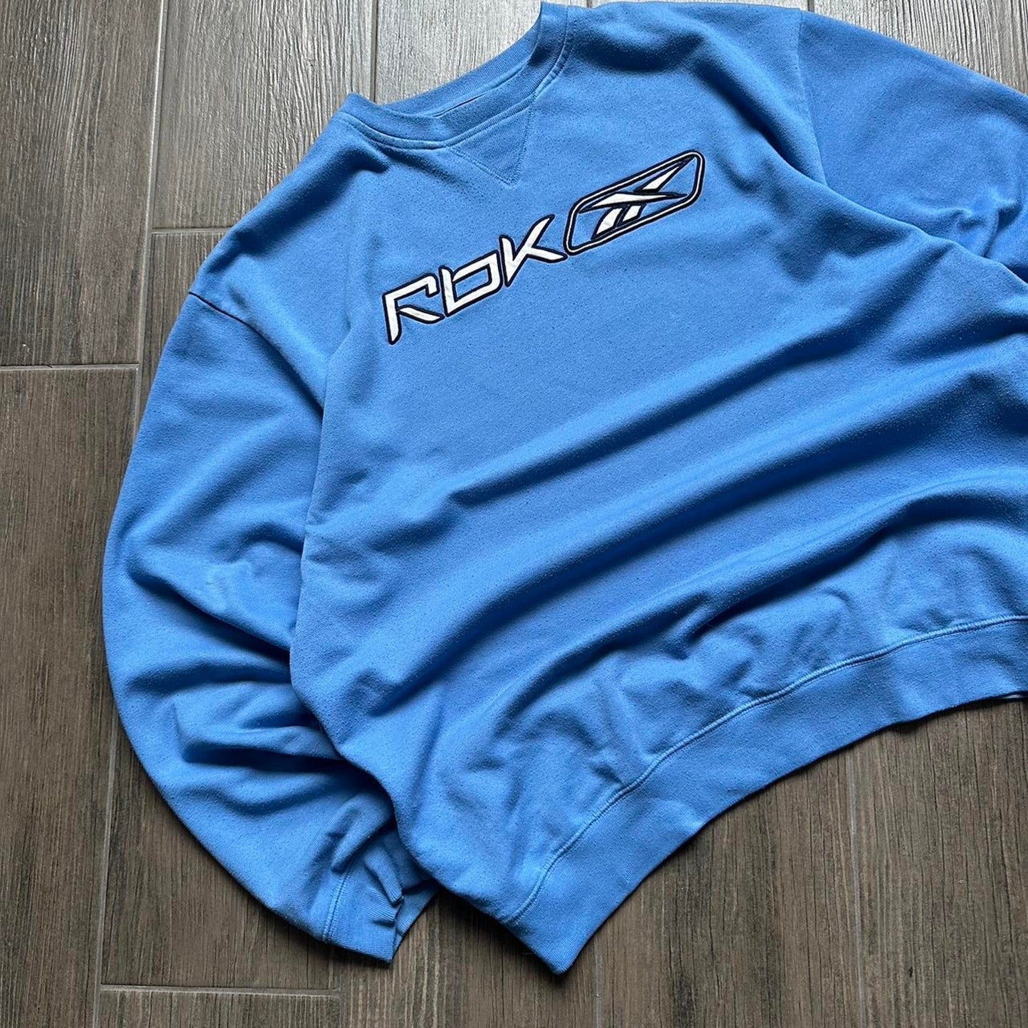 Reebok blue oversized y2k sport XL sweatshirt
