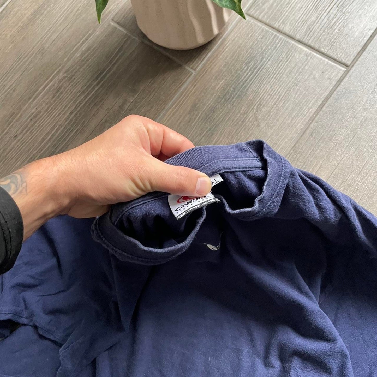 Oneill y2k navy big logo surf vintage long sleeve tee