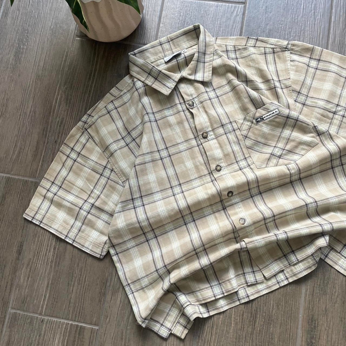 Oneill flannel y2k surf shirt