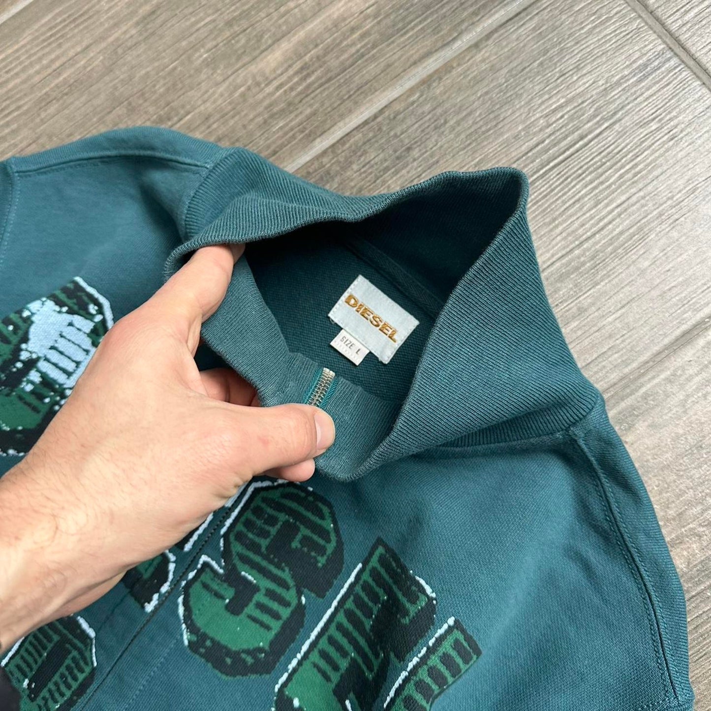 Diesel zip up vintage jumper