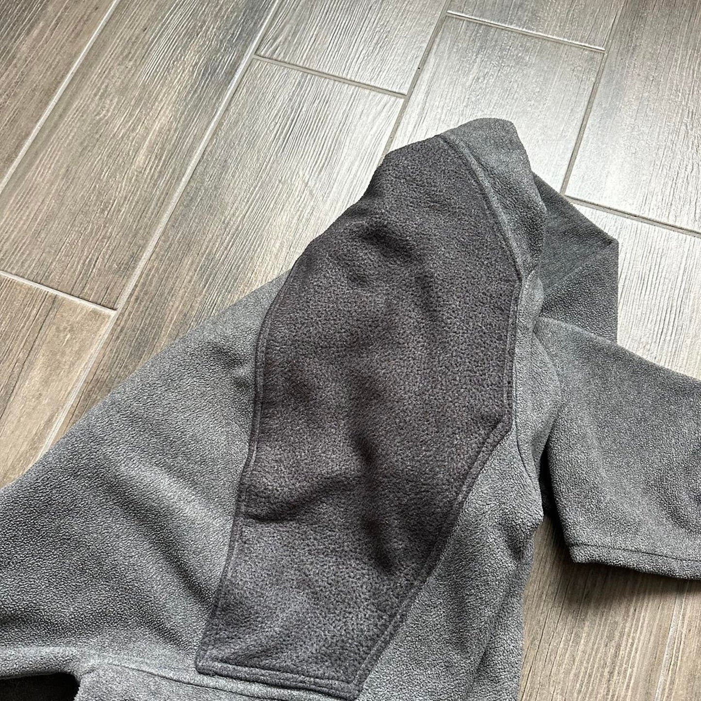 The North Face grey zip vintage gorpcore fleece jumper