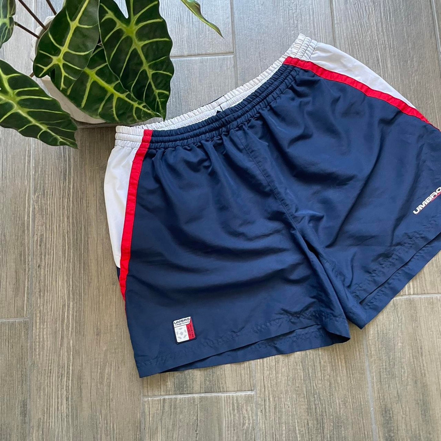 Umbro blue baggy y2k nylon shorts