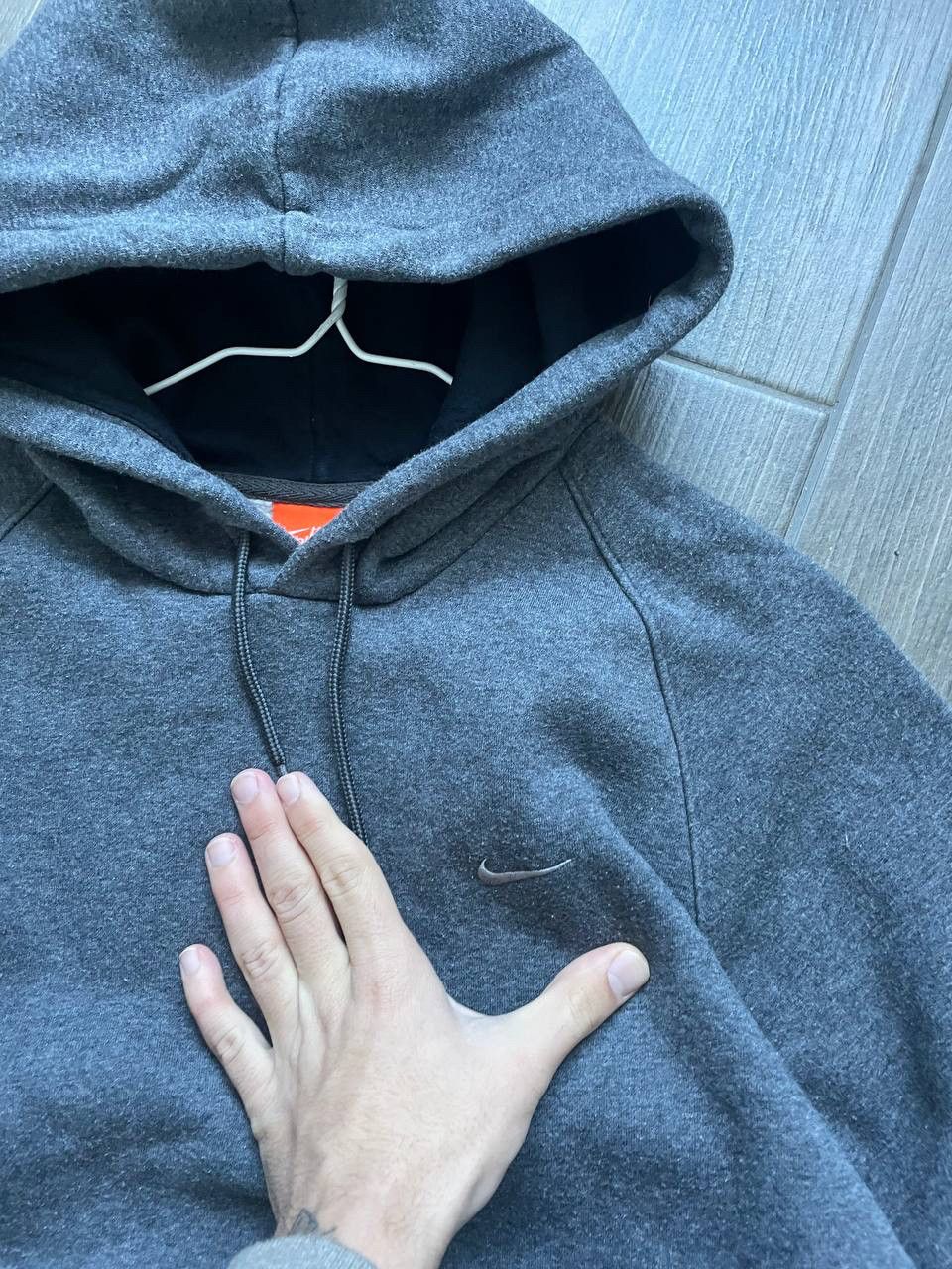 Nike swoosh vintage y2k baggy sk8 hoodie