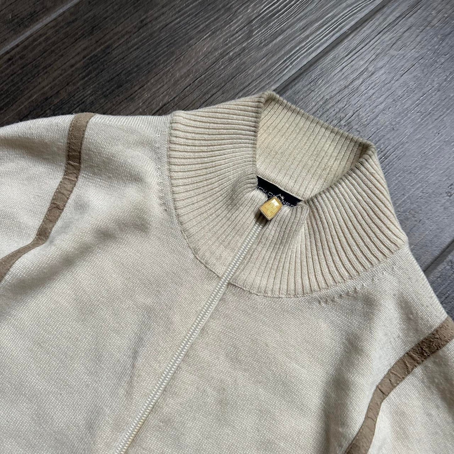 Y2k Japanese style zip L jumper