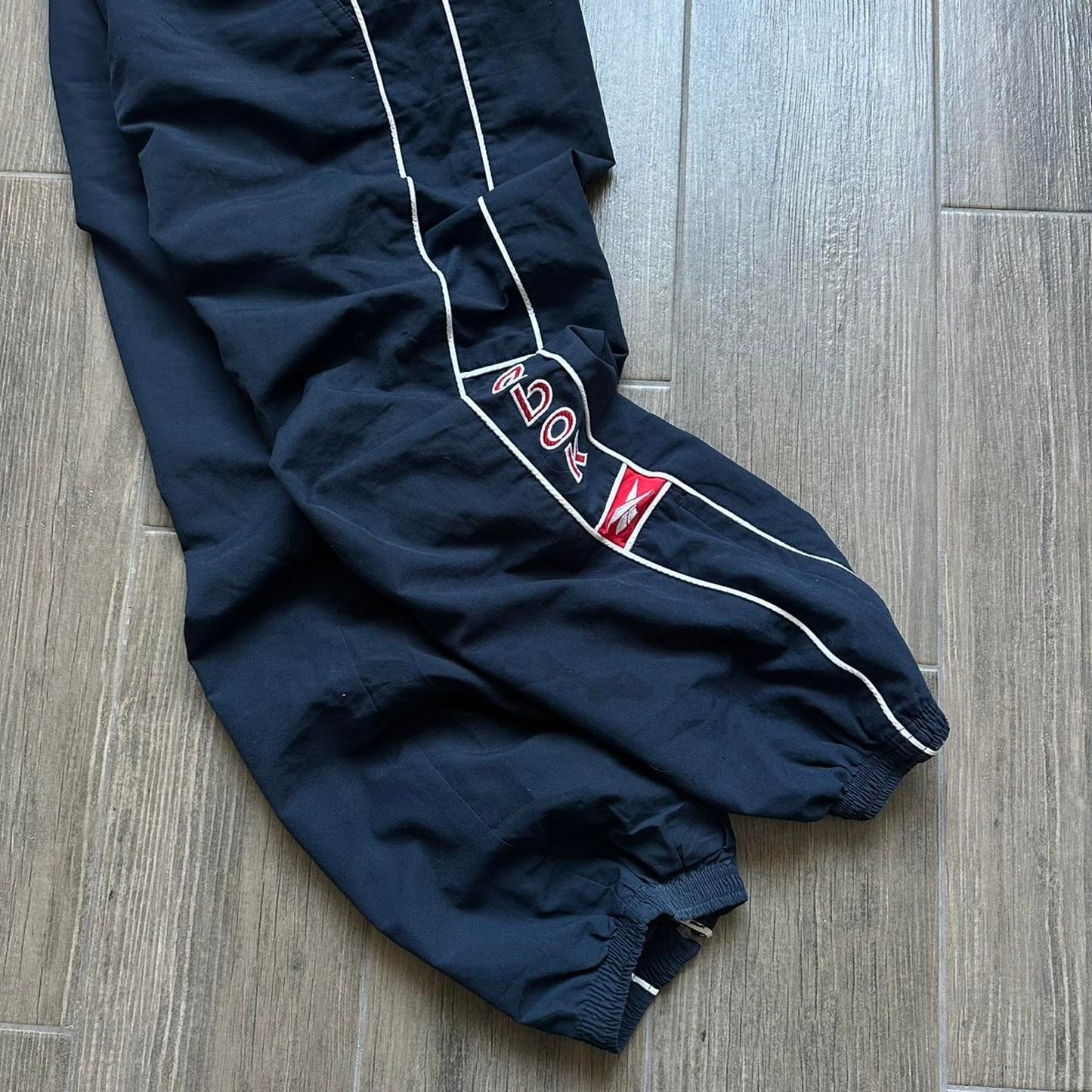 Reebok navy y2k parachute sweatpants