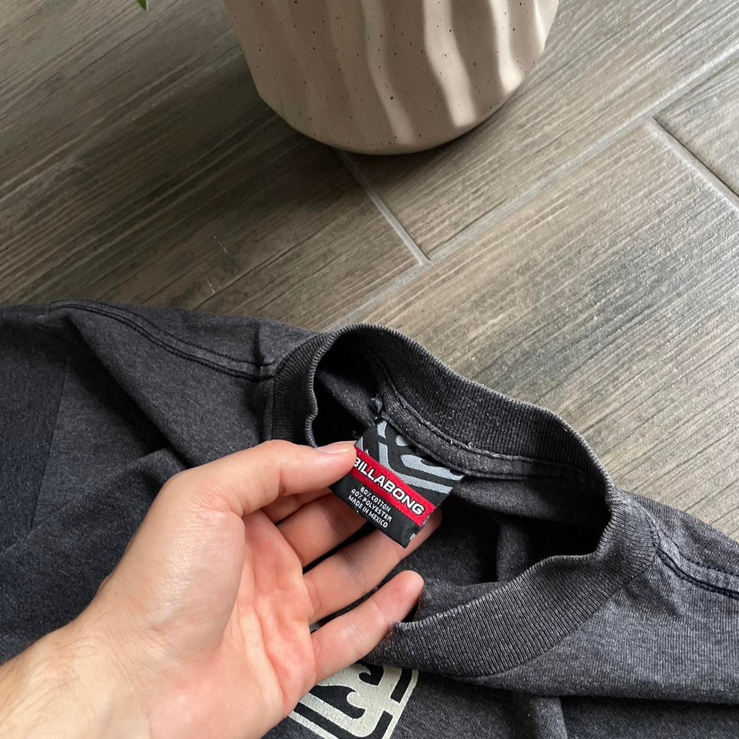 Billabong y2k vintage grey baggy M tee