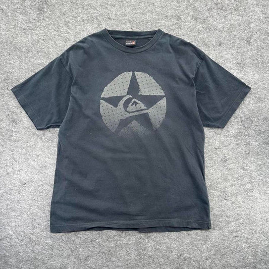 Y2k quiksilver surf t shirt with