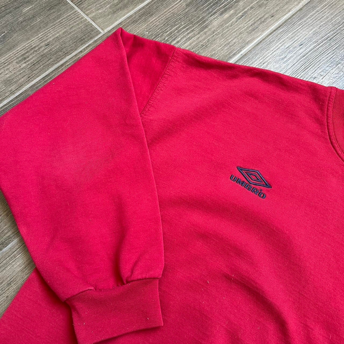 Umbro red crewneck sweatshirt