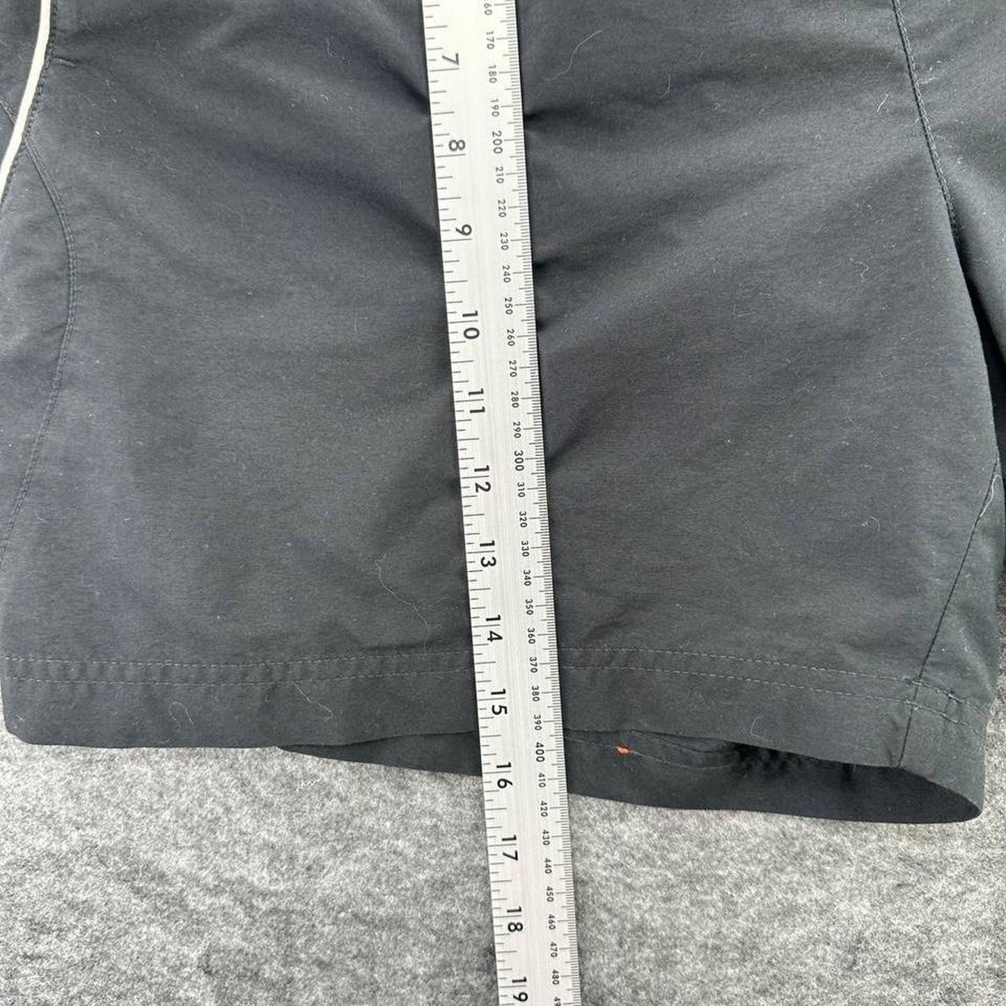 Nike black shorts with white