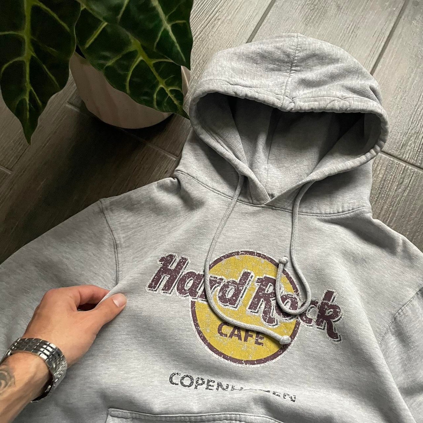 Hard Rock y2k baggy style hoodie