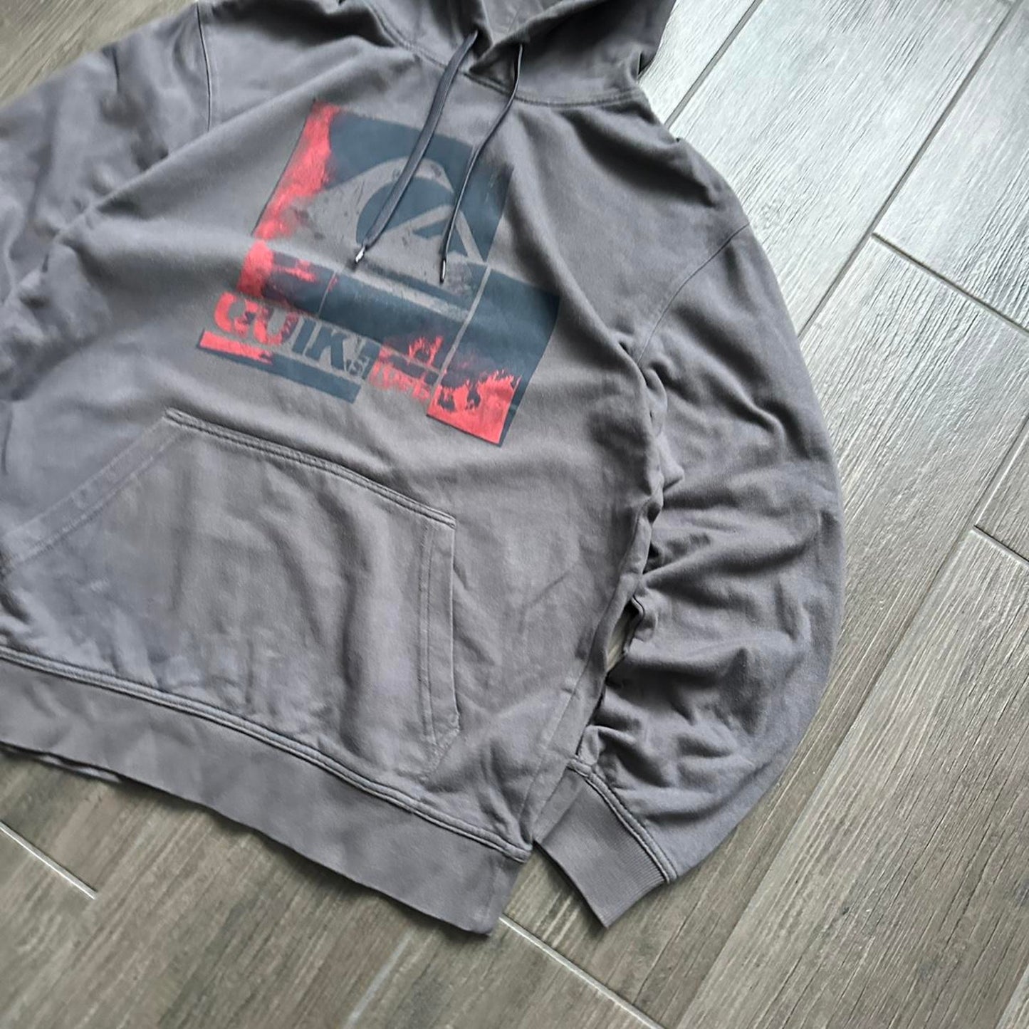 Quiksilver baggy surf wear hoodie