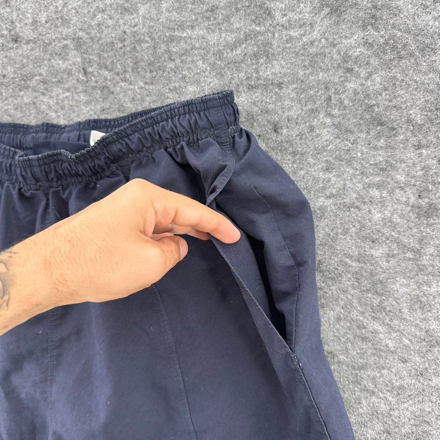 Y2k reebok navy blue shorts