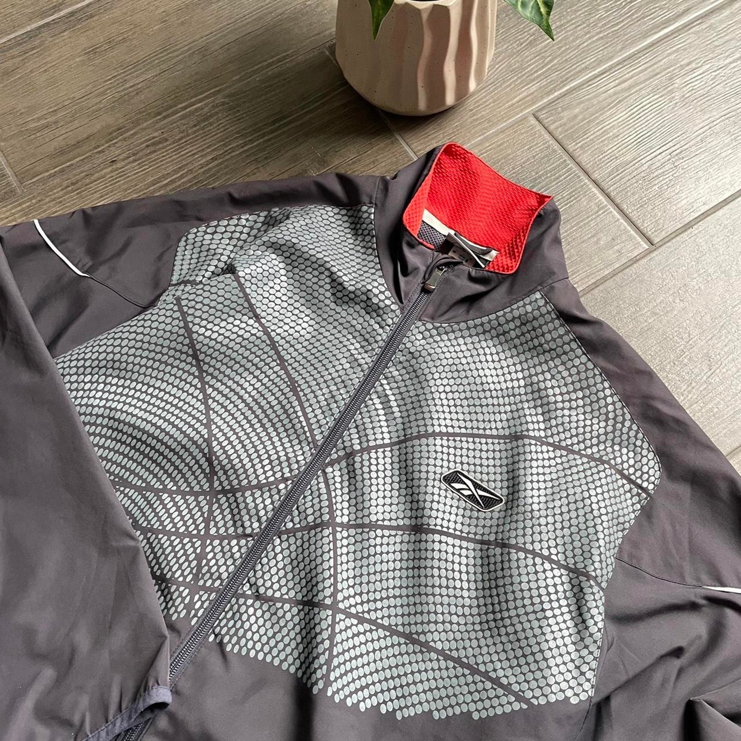 Reebok zip nylon vintage baggy y2k L jacket