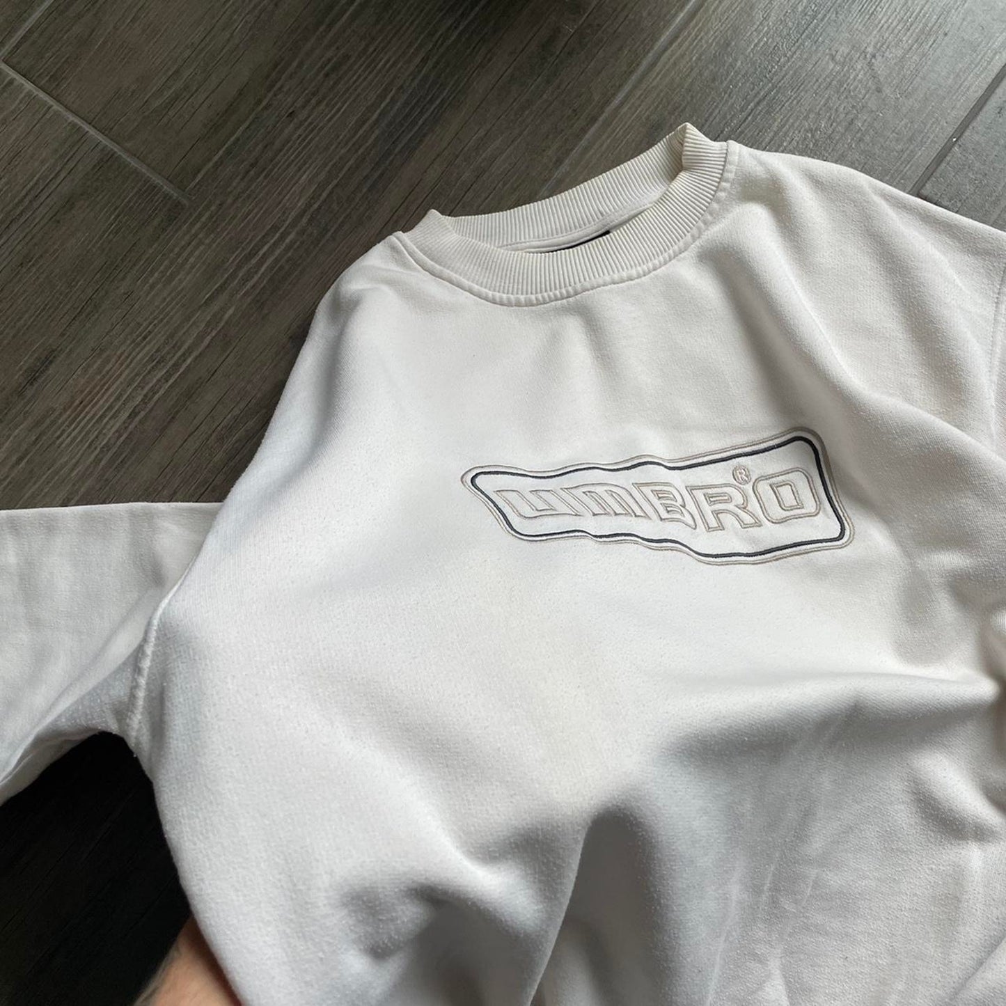 Umbro baggy white streetwear XL sweatshirt