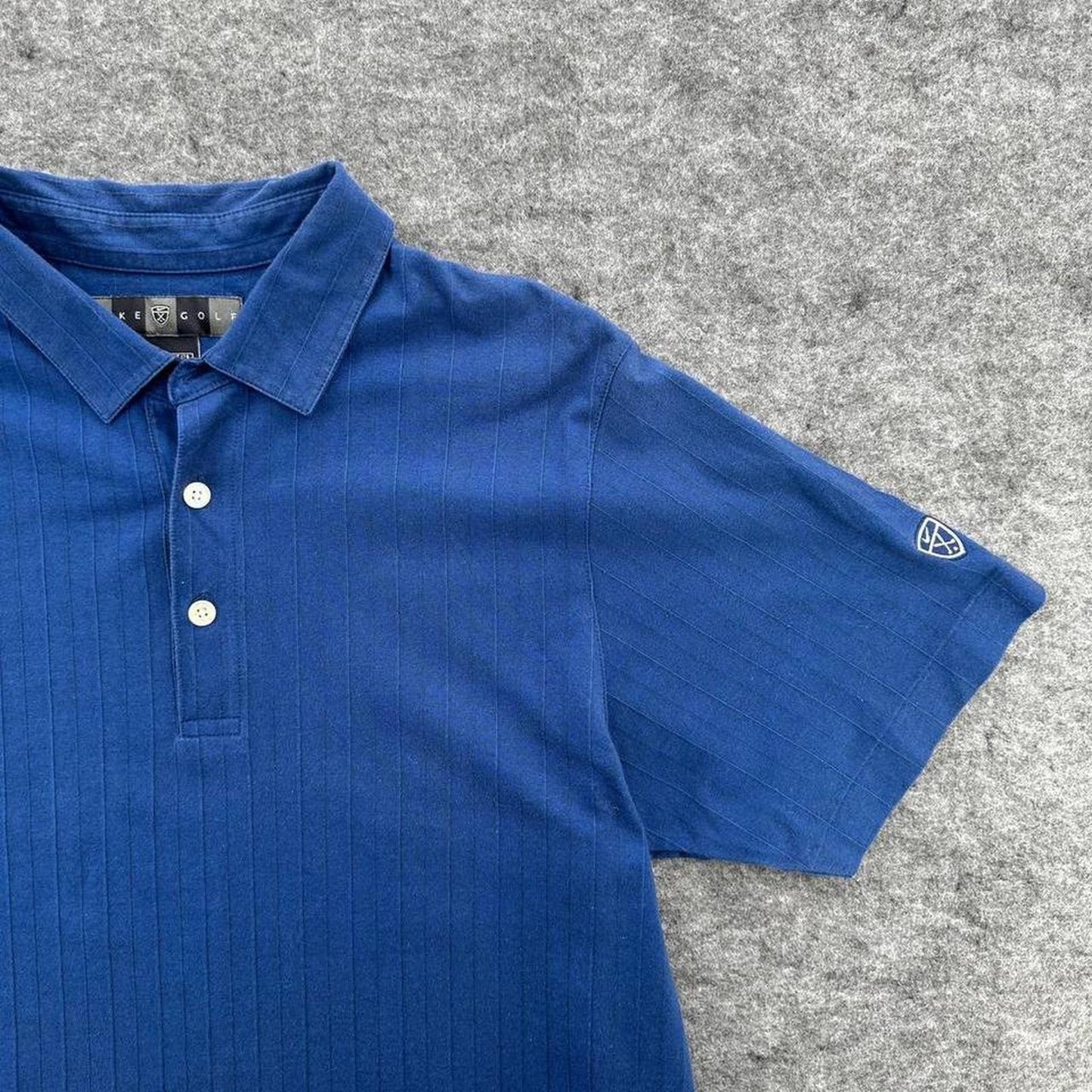 Nike golf blue polo shirt