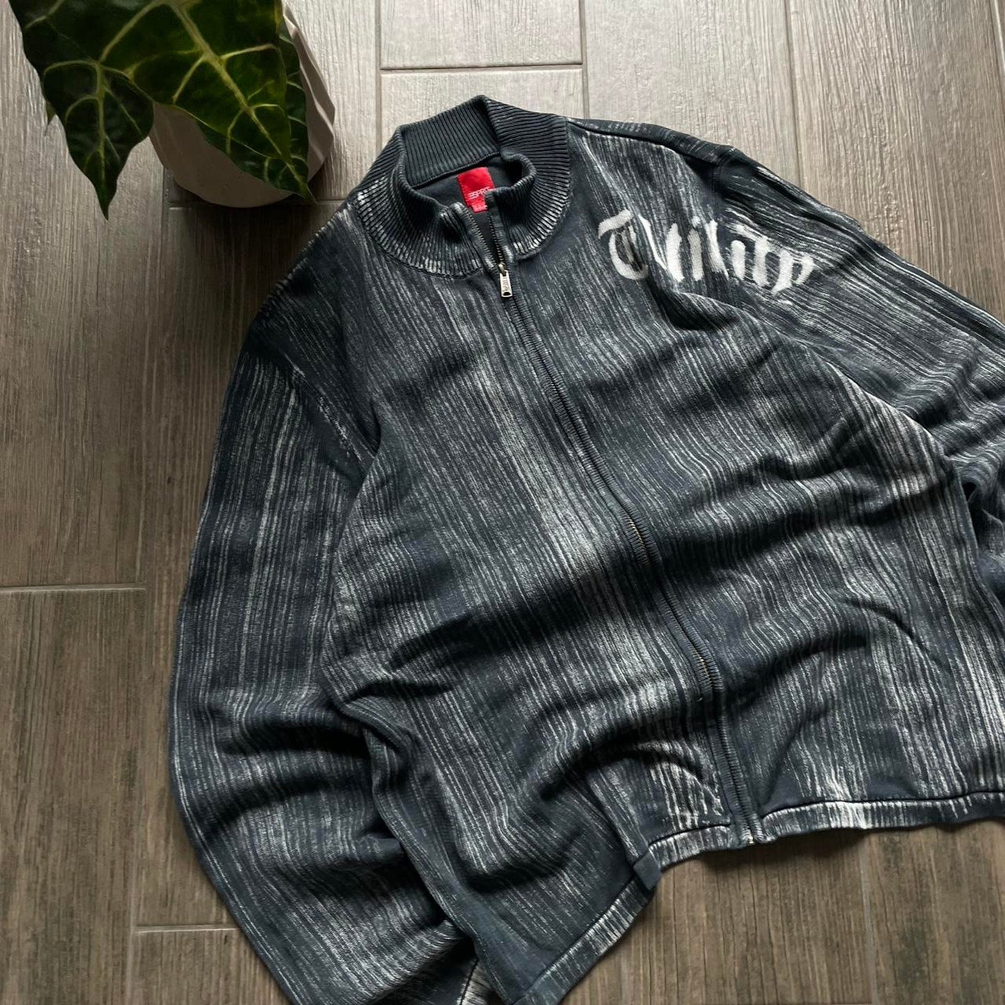 Vintage Esprit Japanese style knitted striped L jumper