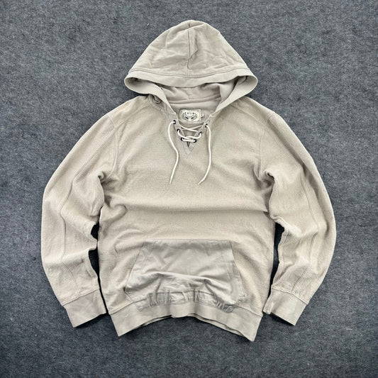 Celio Y2K Beige Hoodie Size M