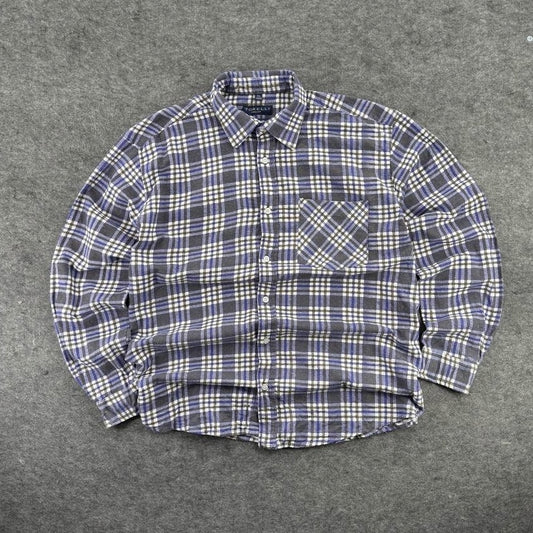 Vintage 90s Torelli Plaid Flannel Shirt Size XL