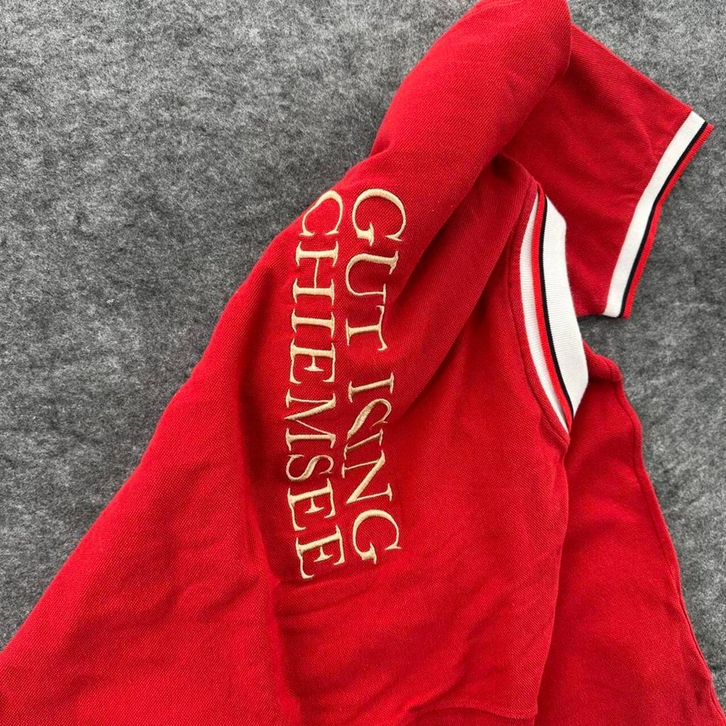 La martina red polo shirt