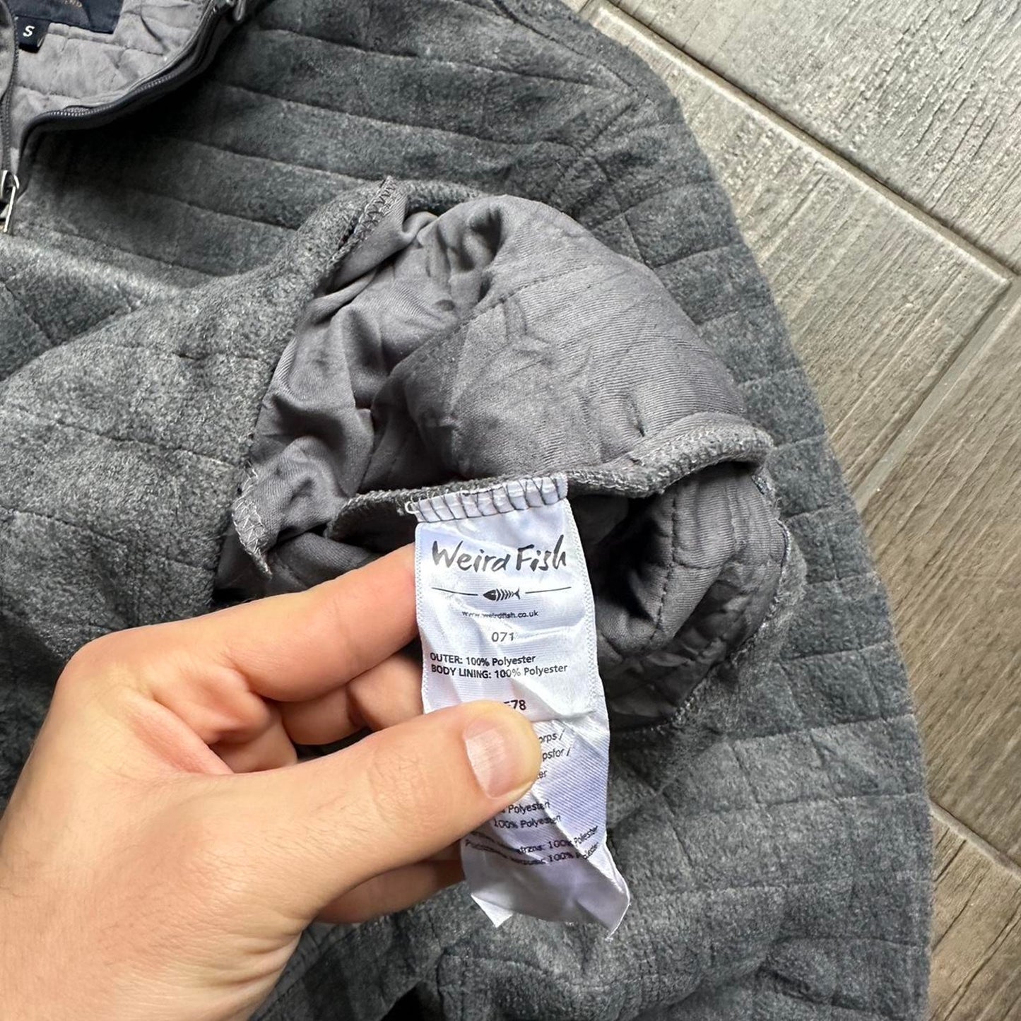 Weird Fish Y2K baggy surf jumper S