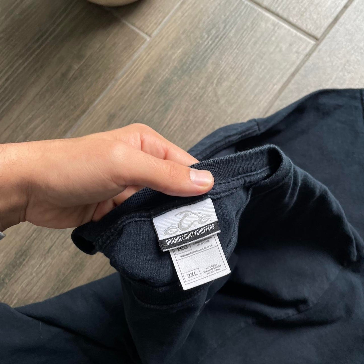 Choppers vintage y2k baggy black XXL tee