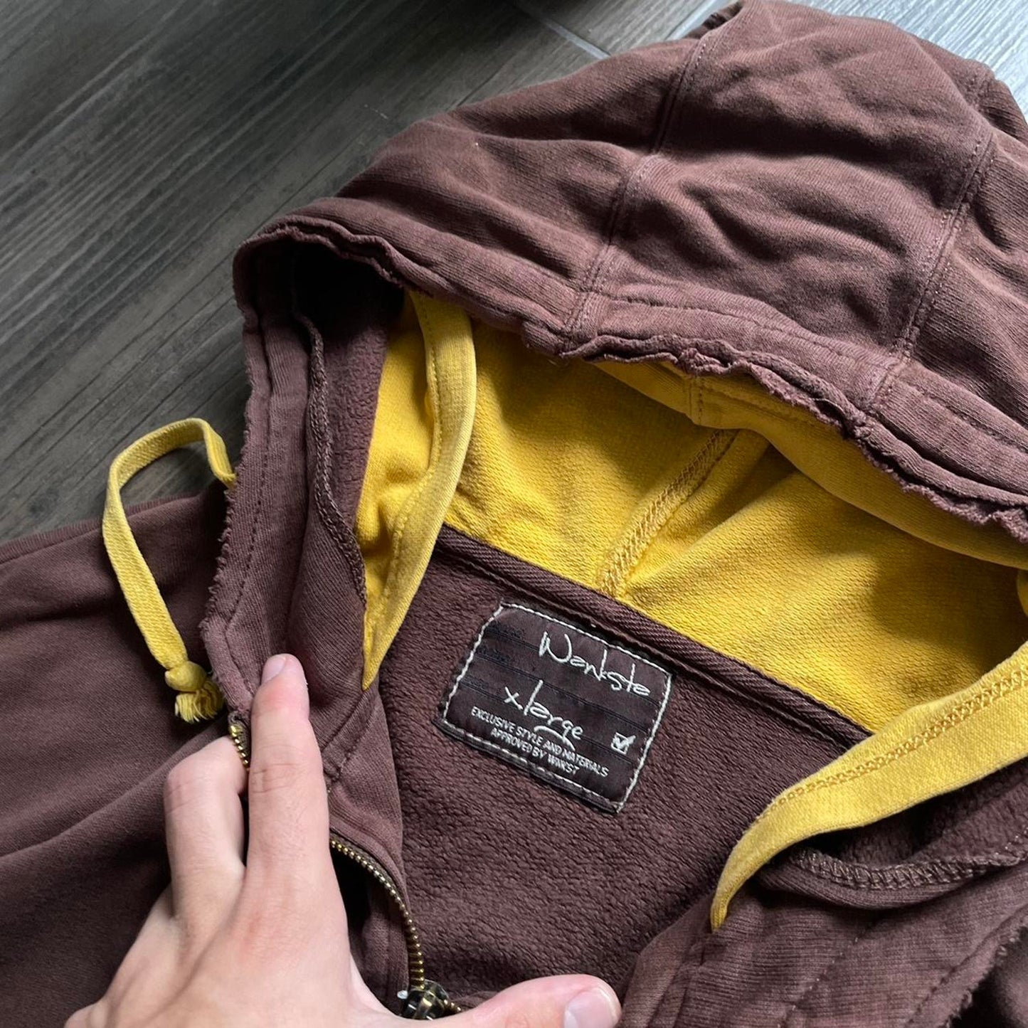 Vintage y2k skater Japanese baggy XL hoodie