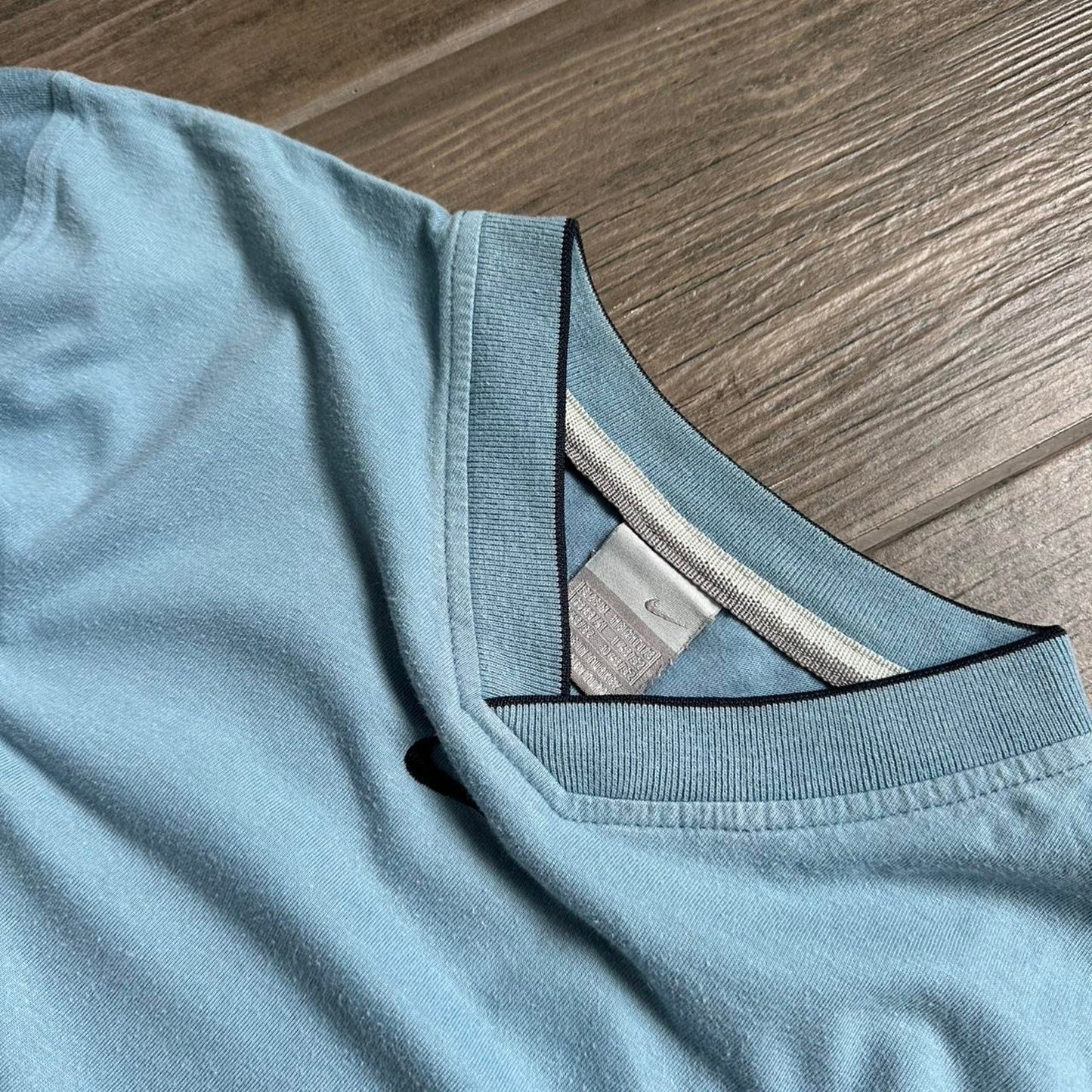 Nike blue V neck t shirt