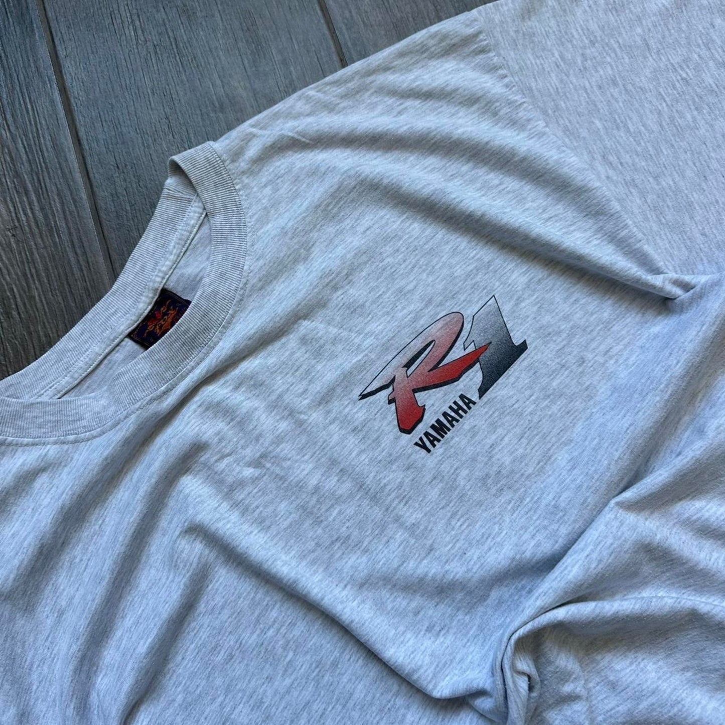 Fox Yamaha grey t-shirt with cool graphics