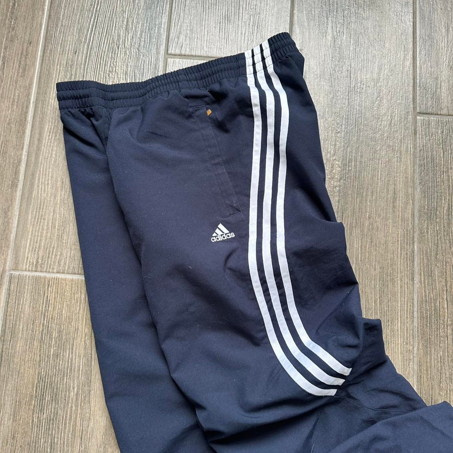 Adidas navy blue track pants
