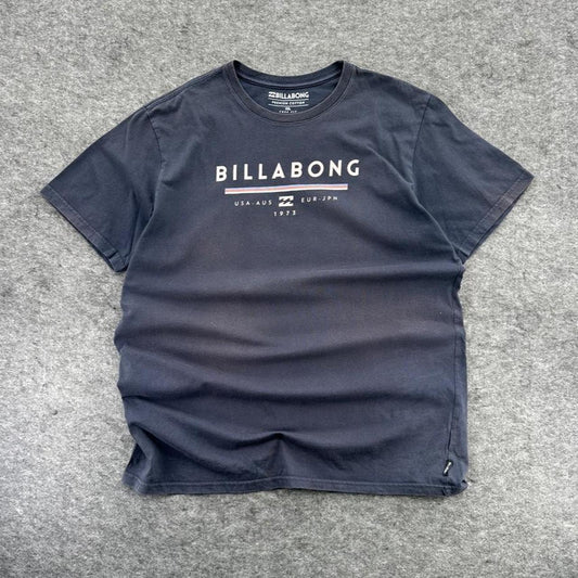 Billabong Navy Blue Cotton T-Shirt