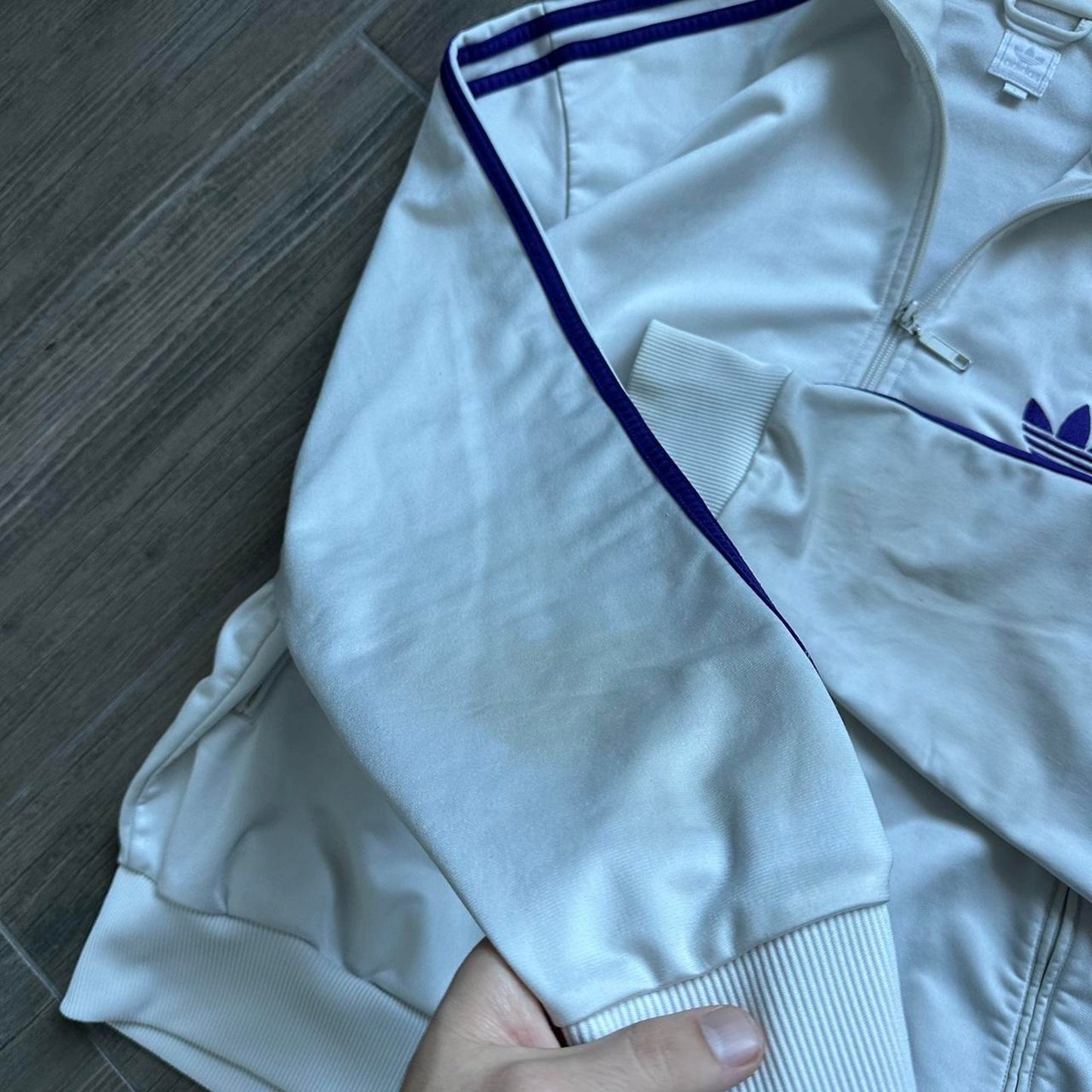 Adidas track top boxy fit y2k L jacket
