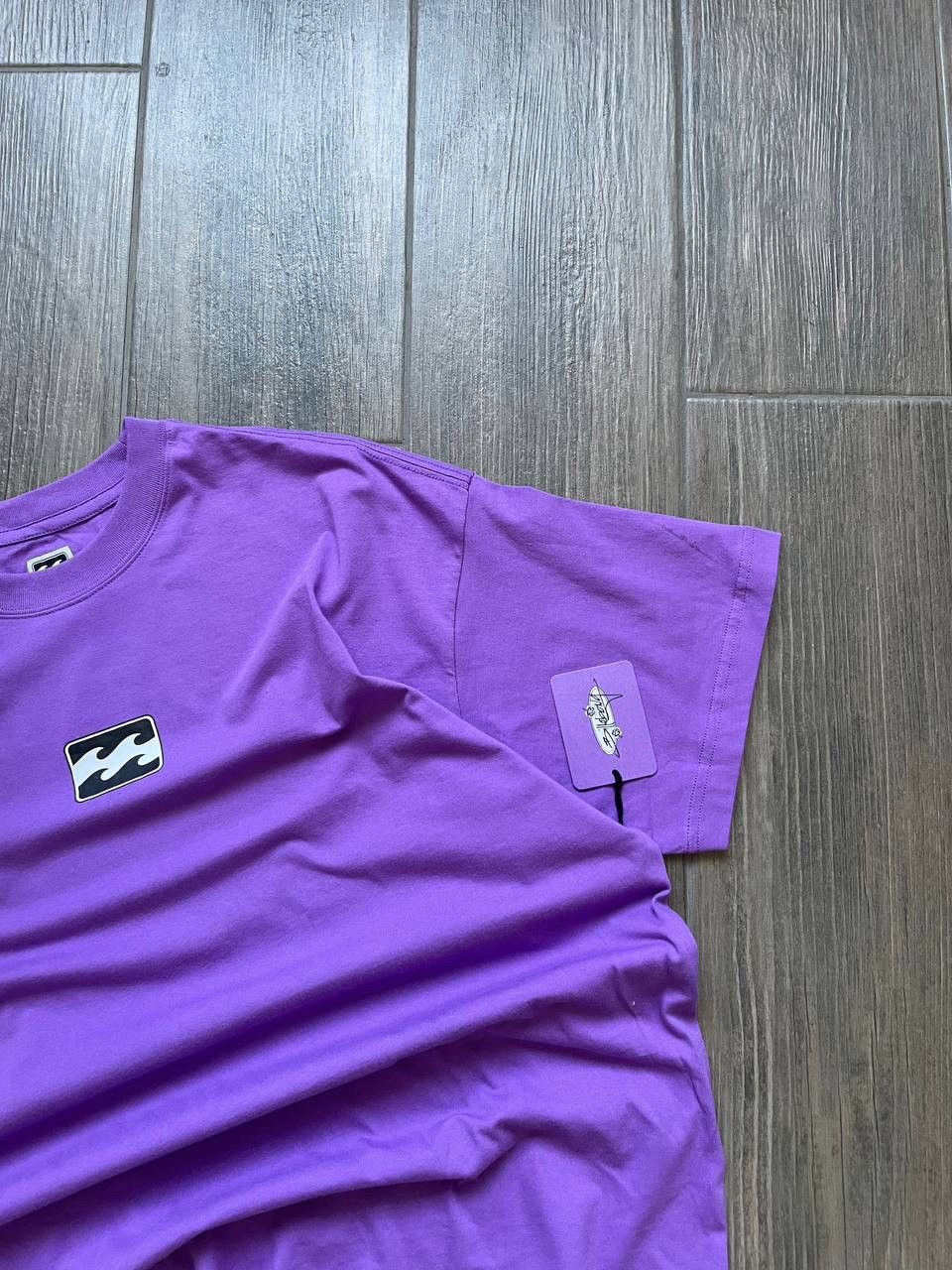 Billabong y2k purple surf style baggy t-shirt