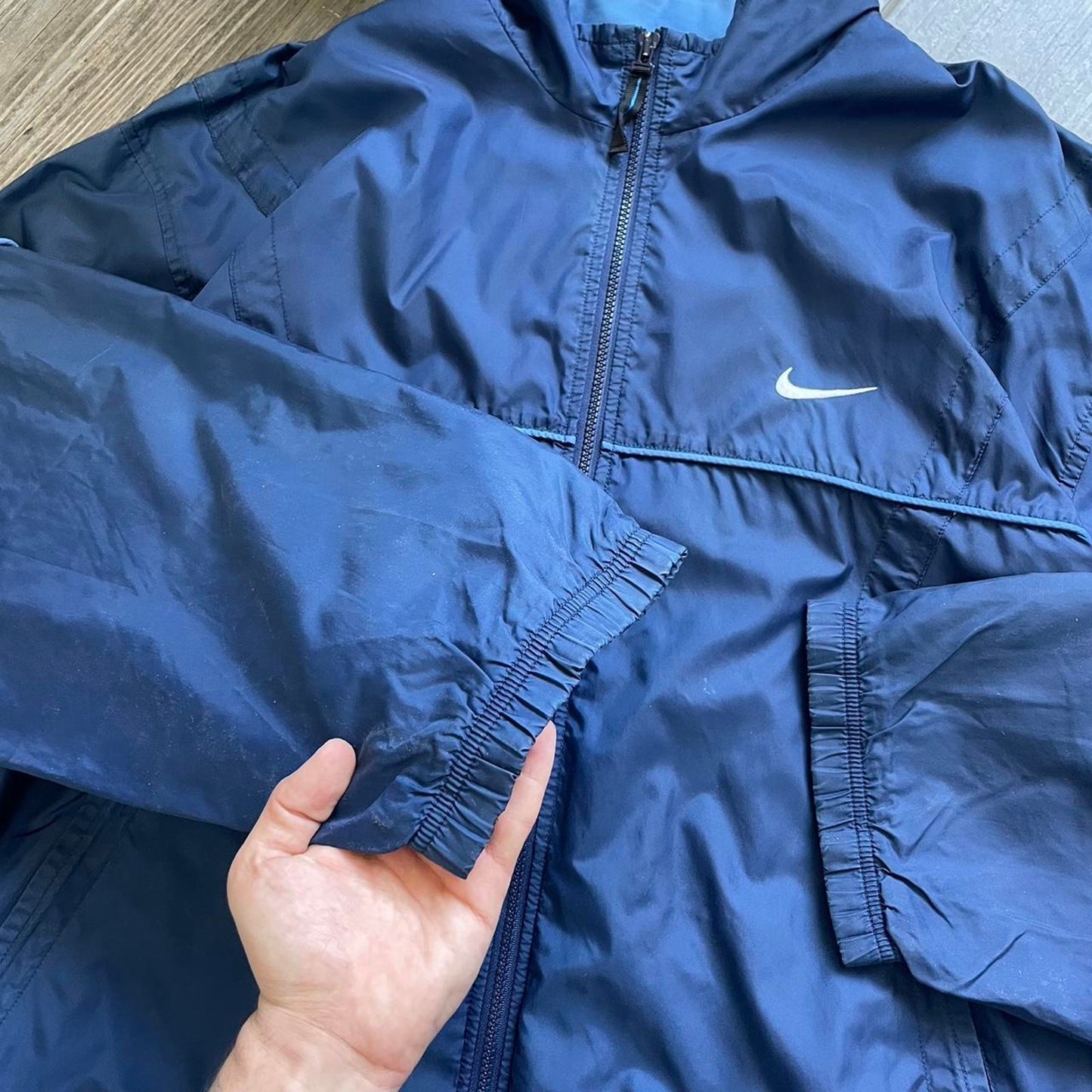 Nike nylon y2k baggy vintage jacket