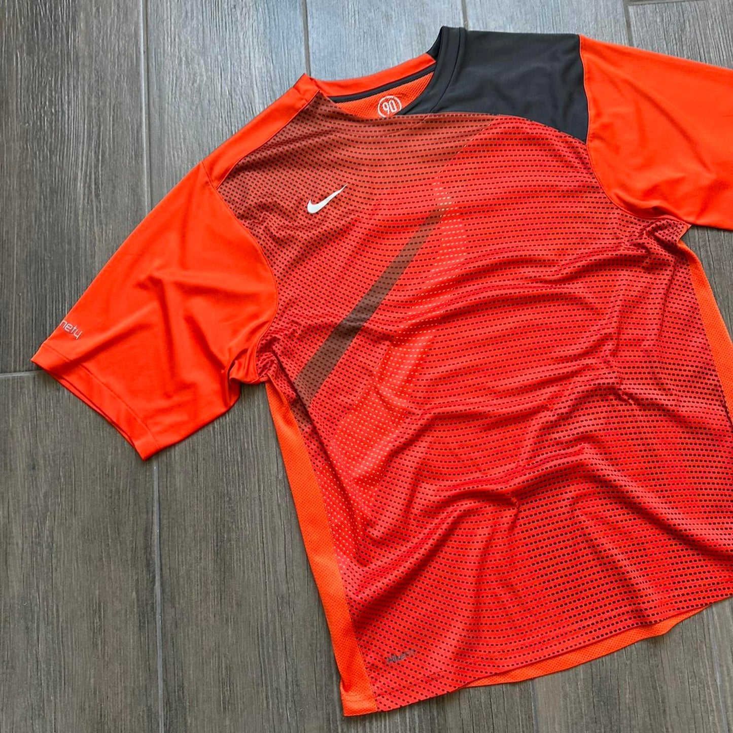 Nike orange dri-fit running shirt